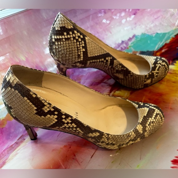CHRISTIAN LOUBIUTIN Snakeskin Animal Print Pumps - Picture 4 of 12